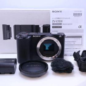 【ほぼ新品】SONY ZV-E10 II ボディ ブラック [ZV-E10M2 B] VLOGCAM