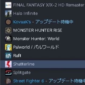 人気ゲーム多数、Steam垢