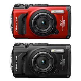 OMシステム 防水防塵デジタルカメラ Tough TG-7 レッド/ブラック