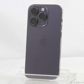 〔中古品〕 iPhone14 Pro 256GB ディープパープル MQ1E3J／A SIMフリー【305】