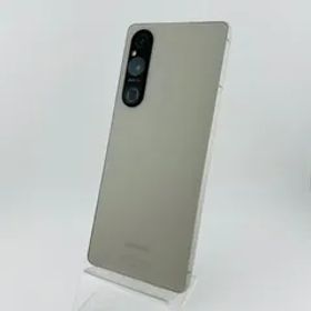 美品 バッテリー良好 Xperia1Ⅴ SO-51D 256GB プラチナシルバー SIMフリー(simロック解除済) 白ロム 中古 本体 動作確認済 【最短送料無料】M-052