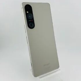 バッテリー良好 Xperia1Ⅴ SO-51D 256GB プラチナシルバー SIMフリー(simロック解除済) 白ロム 中古 本体 動作確認済 【最短送料無料】M-048
