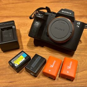 Sony α7 II ミラーレスカメラ バッテリー4個付き