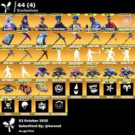 🔥メアド譲渡可能🔥セカスクグローギャラクシー | フォートナイト(Fortnite)のアカウントデータ、RMTの販売・買取一覧