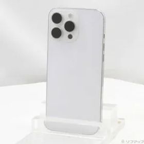 〔中古品〕 iPhone16 Pro Max 256GB ホワイトチタニウム MYWH3J／A SIMフリー【198】