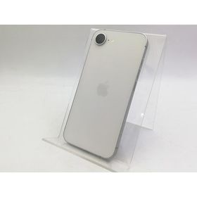 【中古】Apple au 【SIMフリー】 iPhone 16e 128GB ホワイト MD1R4J/A【大宮東口】保証期間１ヶ月【ランクB】