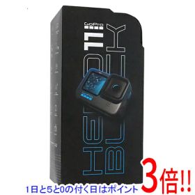 【1日と5.0のつく日、18日はポイント3倍！】【新品訳あり(箱きず・やぶれ)】 GoPro ウェアラブルカメラ HERO11 BLACK CHDHX-111-FW