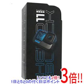 【1日と5.0のつく日、18日はポイント3倍！】【新品訳あり(箱きず・やぶれ)】 GoPro ウェアラブルカメラ HERO11 BLACK CHDHX-111-FW