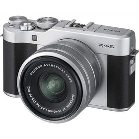 【中古】フジフィルム FUJIFILM X-A5レンズキット シルバー X-A5LK-S