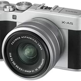 【中古】FUJIFILM ミラーレス一眼カメラ X-A5レンズキット シルバー X-A5LK-S