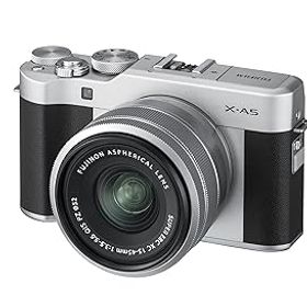 【中古】富士フイルム(FUJIFILM) ミラーレス一眼カメラ X-A5レンズキット シルバー X-A5LK-S