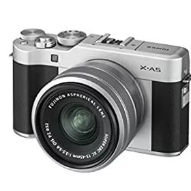 【中古】 FUJIFILM 富士フイルム ミラーレス一眼カメラ X-A5レンズキット シルバー X-A5LK-S