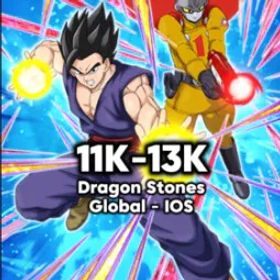ドッカンバトル |11,000 - 13,000+ストーン | 海外 |IOS