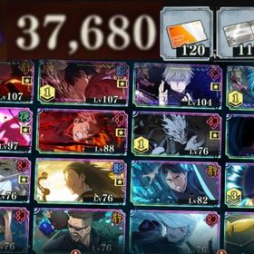 ✨限定キャラ10種✨0.2秒五条1凸✨石37680✨ガチャチケ112 | ファンパレ(呪術廻戦ファントムパレード)のアカウントデータ、RMTの販売・買取一覧