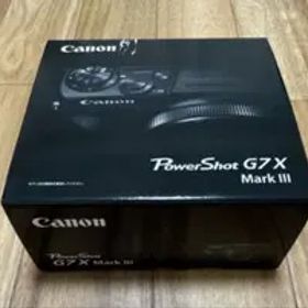新品・未開封 CANON PowerShot G7X Mark3 シルバー