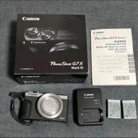 【美品】Canon PowerShot G7X Mark Ⅲ シルバー