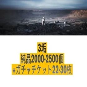 3垢 純晶2000-2500個+ガチャチケット22-30枚 | 鋼嵐 メタルストーム(メタスト)のアカウントデータ、RMTの販売・買取一覧