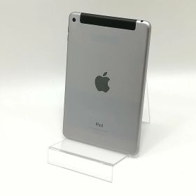 【中古品】Apple(アップル) iPad mini 4 Wi-Fi+Cellularモデル / 7インチ / 2015 / 128GB / スペースグレイ / au版SIMロック解除品 / ランク:C / MK762J/A / A1550 【中古品管理番号:33212】
