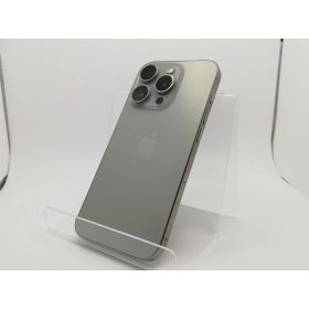 【中古】【赤ロム保証あり】Apple au 【SIMフリー】 iPhone 15 Pro 256GB ナチュラルチタニウム MTUF3J/A【川崎駅前】保証期間1ヶ月【ランクC】