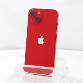 【中古】Apple(アップル) iPhone14 128GB プロダクトレッド MPV93J／A SIMフリー 【247-ud】