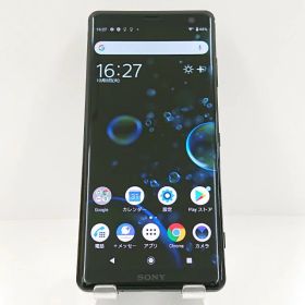 Xperia XZ3 801SO SoftBank ブラック 送料無料 本体 c15790 【中古】
