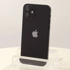 〔中古品〕 iPhone12 128GB ブラック MGHU3J／A SIMフリー【295】