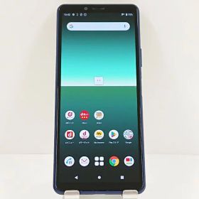 Xperia 10 II SO-41A ドコモ ブルー 送料無料 本体 c16089 【中古】