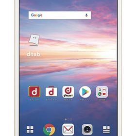 docomo 8インチタブレット dtab Compact d-02K (ゴールド) [AAH09789]（本体状態難） タブレット端末