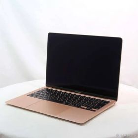 〔中古品〕 MacBook Air 13.3-inch Early-2020 MWTL2J／A Core_i3 1.1GHz 8GB SSD256GB ゴールド 〔10.15 Catalina〕【348】