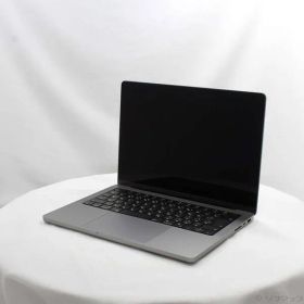 〔中古品〕 MacBook Pro 14.2-inch Late-2021 MKGP3J／A Apple M1 Pro 8コアCPU_14コアGPU 16GB SSD512GB スペースグレイ 〔15.3 Sequoia〕【377】