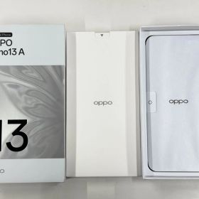 「中古品」OPPO Reno13 A 8GB/128GB OPG05 ルミナスネイビー【管理番号：Ｗ122703】
