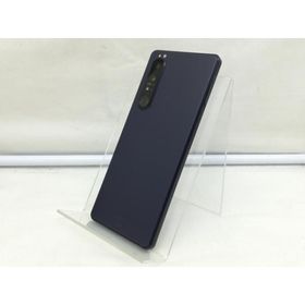 【中古】SONY au 【SIMロック解除済み】 Xperia 1 III フロストパープル 12GB 256GB SOG03【ECセンター】保証期間１ヶ月【ランクB】