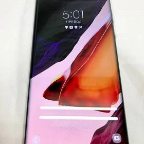 au スマートフォン Galaxy Note 20 ultra 5G SCG06 判定〇 バッテリー良好表示