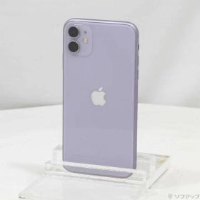 〔中古品〕 iPhone11 128GB パープル MWM52J／A SoftBank【247】
