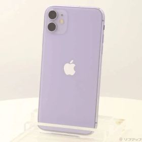 〔中古品〕 iPhone11 128GB パープル MWM52J／A SIMフリー【262】