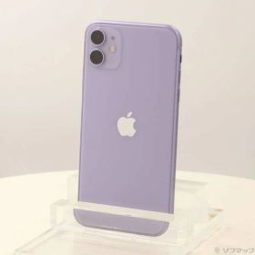 〔中古品〕 iPhone11 64GB パープル MWLX2J／A SIMフリー【269】
