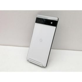 【中古】Google au 【SIMフリー】 Pixel 6a チョーク 6GB 128GB GB17L【仙台イービーンズ】保証期間１ヶ月【ランクC】