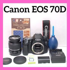 キヤノン(Canon)のWi-Fi機能搭載✨Canon EOS 70D✨シングルレンズ✨超高画質✨(デジタル一眼)