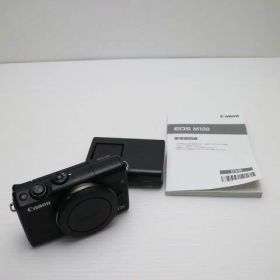 【中古】 新品同様 EOS M100 ブラック 安心保証 即日発送 本体 ミラーレス一眼 土日祝発送OK