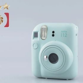 FUJIFILM 富士フィルム 【中古】FUJIFILM 富士フイルム instax mini 12 ミントグリーン インスタントカメラ コンパクトフィルムカメラ