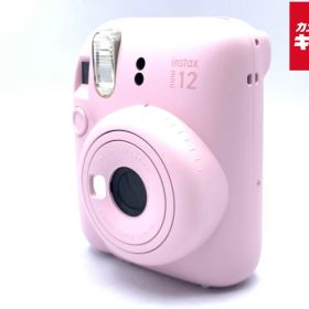 【中古】 【美品】 フジフイルム インスタントカメラ instax mini 12 「チェキ」 ブロッサムピンク