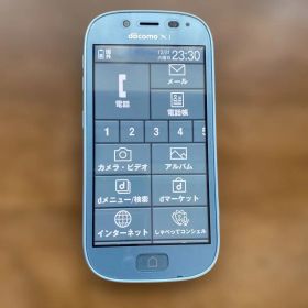 らくらくフォン docomo F-06F 青