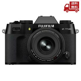 【赤字覚悟】 ☆ FUJI FILM 富士フイルム X-T50 X-T50 XF16-50 レンズキット BLACK 送料無料 更に割引クーポン