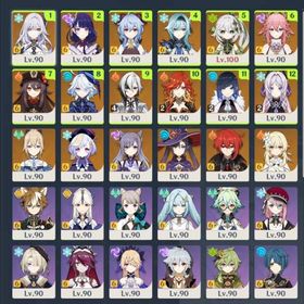 スカーク、ナヒーダ、フリーナ、八重巫女等星５完凸１３体他星５多数、石44440、次回ピックキャラ確定 | 原神のアカウントデータ、RMTの販売・買取一覧