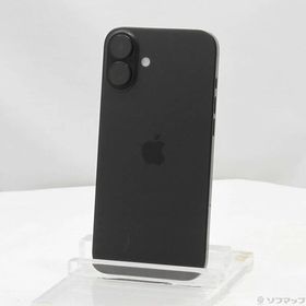 〔中古〕Apple(アップル) iPhone16 Plus 128GB ブラック 3N343J／A SIMフリー〔349-ud〕