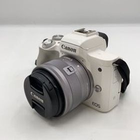 CANON◆デジタル一眼カメラ EOS Kiss M EF-M15-45 IS STM レンズキット [ホワイト]