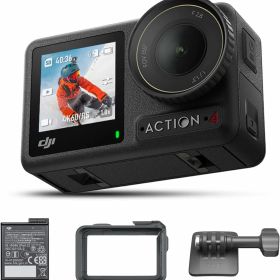 DJI アクションカメラ Osmo Action 4 スタンダードコンボ 4K/120fps対応 防水アクションカメラ 1/1.3インチセンサー搭載 驚きの低照度性能 10-bit & D-Log M カラーパフォーマンス 長時間駆動の1770 mAhバッテリー 【国内正規品】