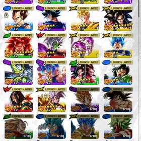 悟空4完凸 ベジータ4赤1ウルトラ2種 | ドラゴンボールレジェンズのアカウントデータ、RMTの販売・買取一覧