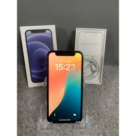 アイフォーン(iPhone)の中古 国内版 SIMフリー iPhone12 mini 128GB ブラック色(スマートフォン本体)