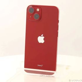 〔中古品〕 iPhone13 128GB プロダクトレッド MLNF3J／A SIMフリー【258】